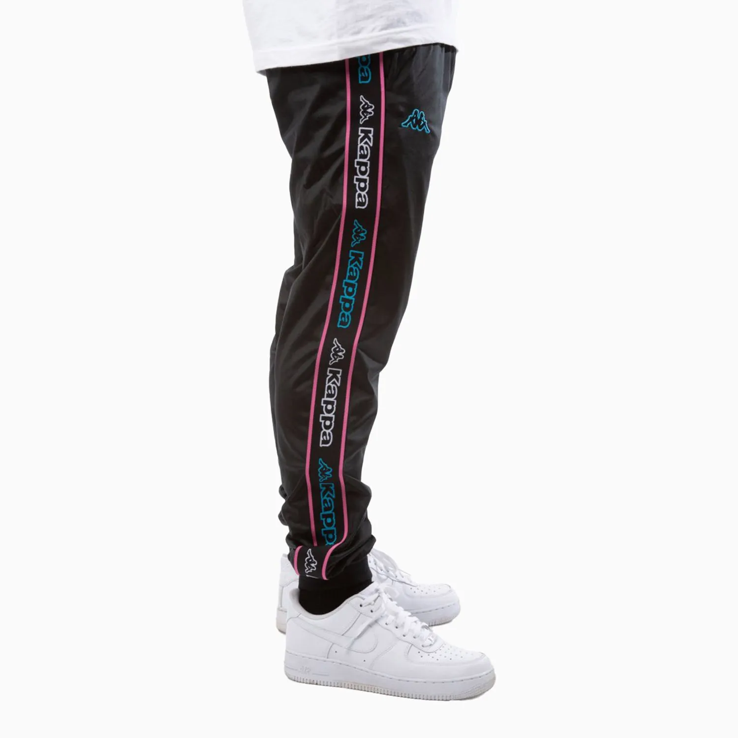 Men'S Logo Tape Alic-2 Track Pant Hood With Polyester Blend Materials