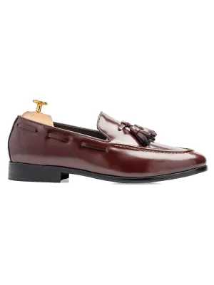 Tassel Loafer - Brown Polished Leather Dare to Lead