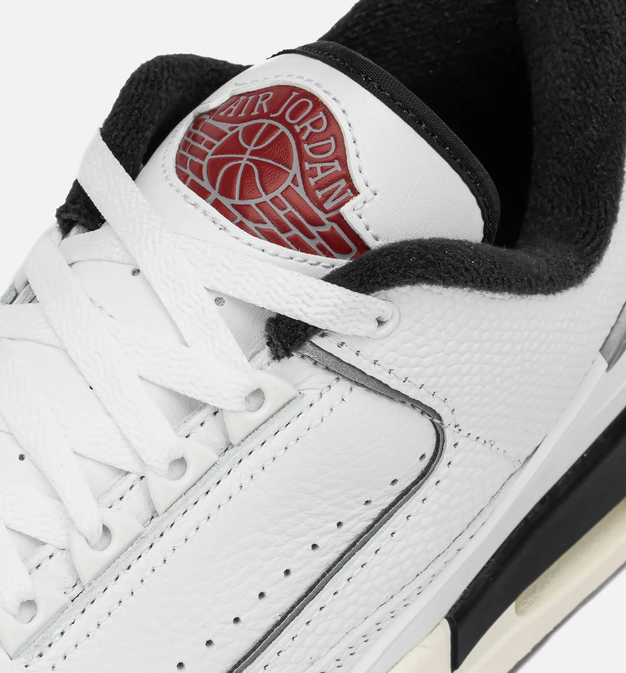 Air Jordan 2/3 Mens Lifestyle Shoes - White/Fire Red/Cement Grey/Sail Combination