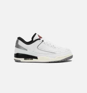 Molded Nylon Air Jordan 2/3 Mens Lifestyle Shoes - White/Fire Red/Cement Grey/Sail