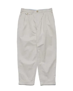 High - Voltage Weekly Beams Plus 2Pleats Twill Cement