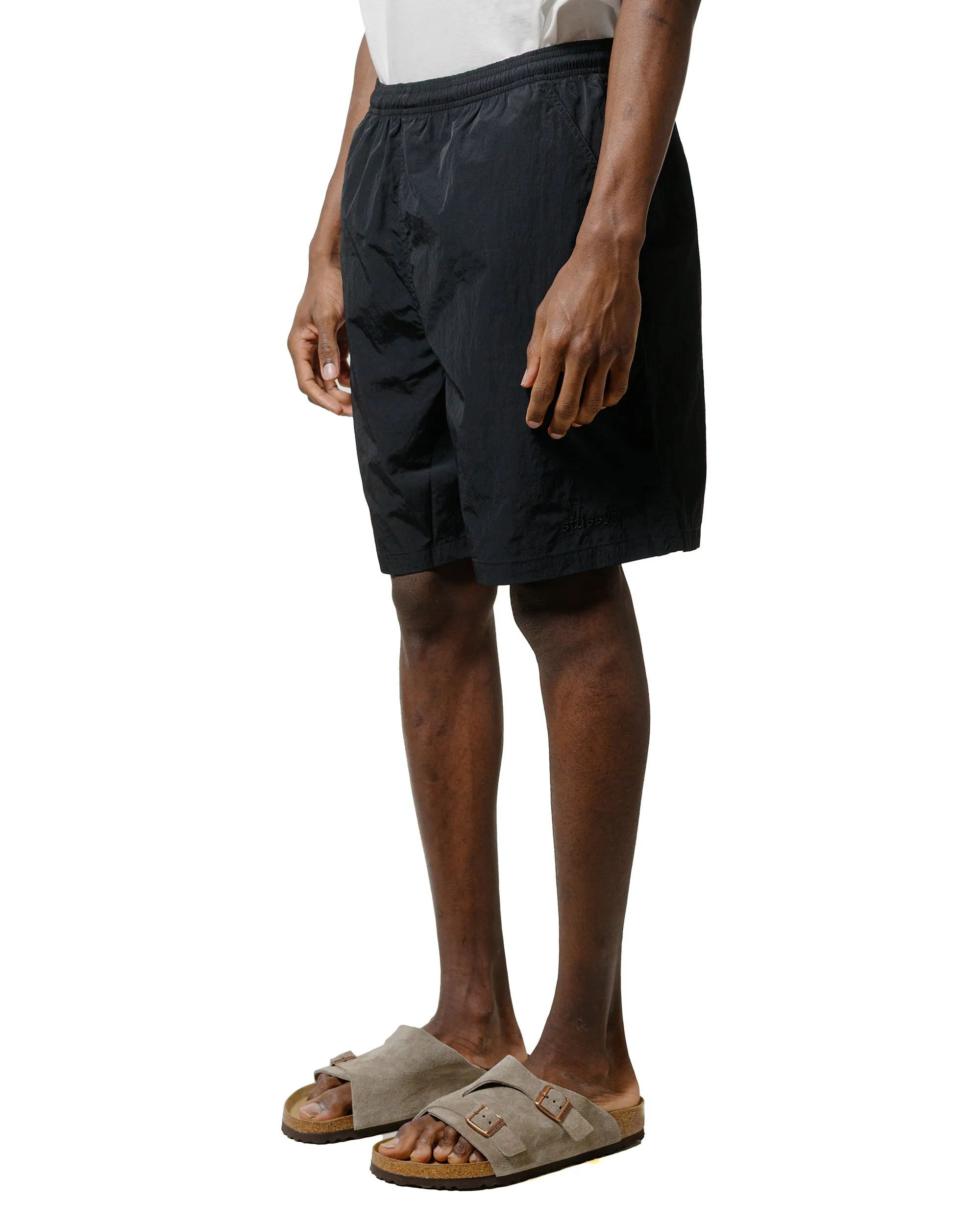 Button Feature Stssy Court Short Black