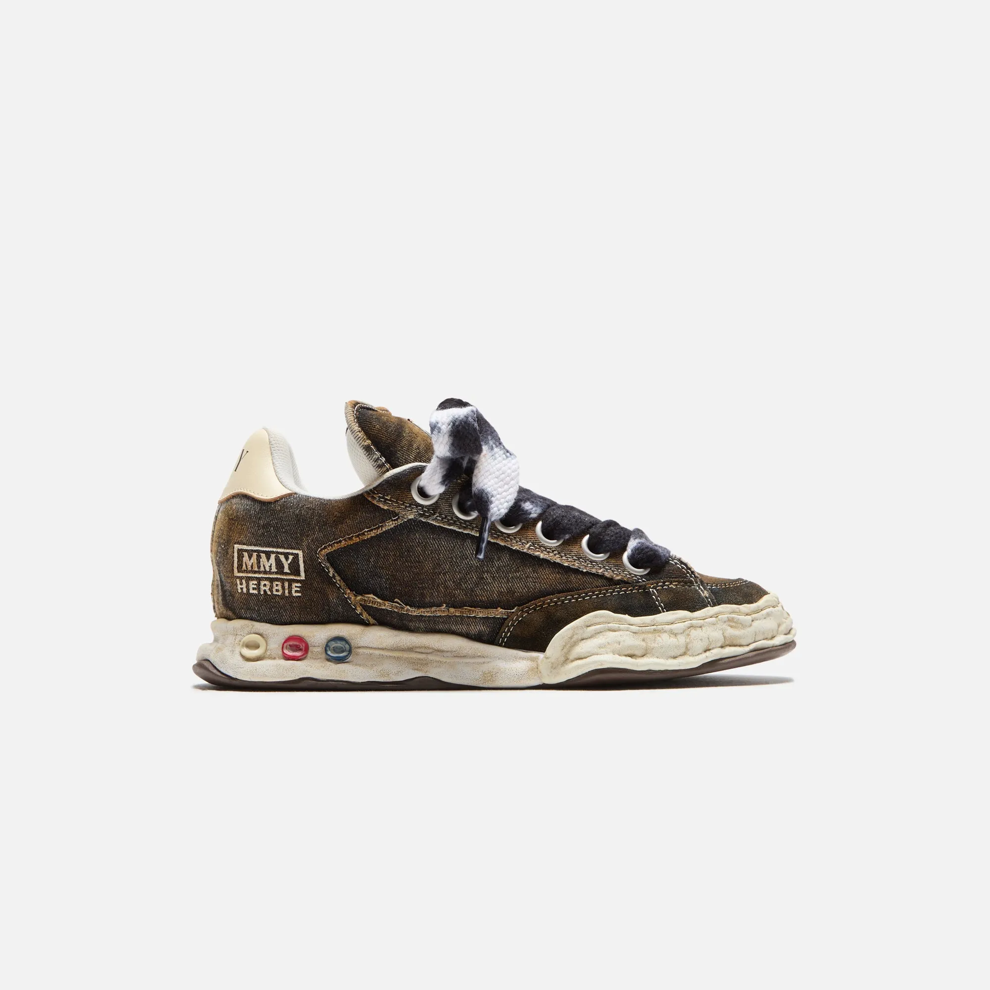 Black Friday Sale Mihara Yasuhiro Herbie Original Sole Puffer Canvas Low-Top Sneaker - Black