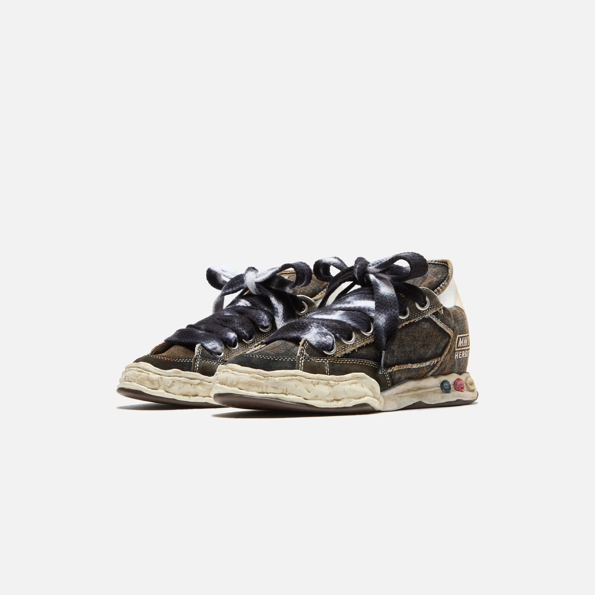 Mihara Yasuhiro Herbie Original Sole Puffer Canvas Low-Top Sneaker - Black Own the Streets