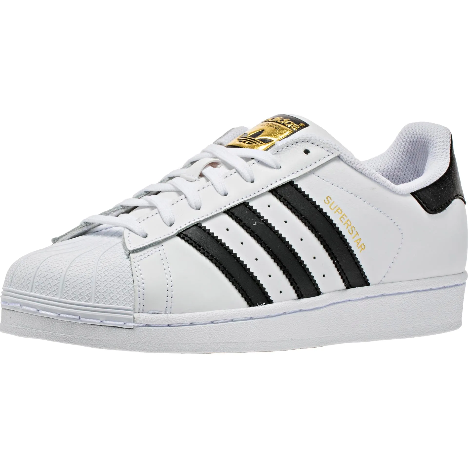 Superstar Mens Lifestyle Shoe - White/Black Anti - Slip Feature Design