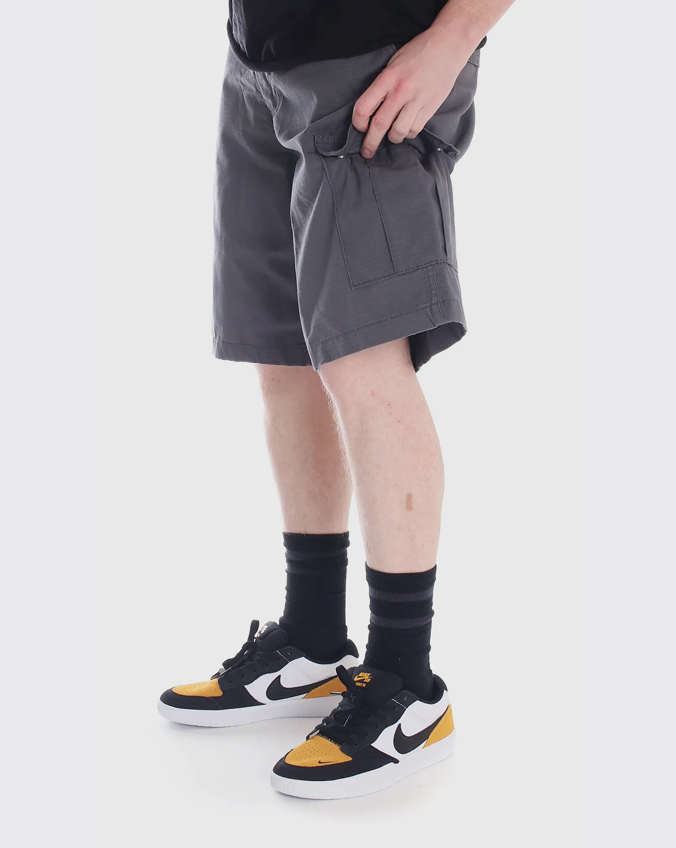 Hypoallergenic Index Trainers Ripstop Cargo Short - Grey