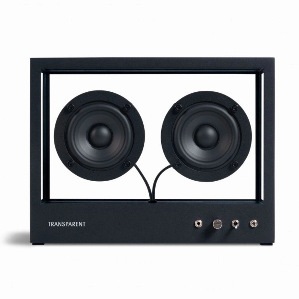 Transparent: Transparent Speaker - Small / Black (STS-B) hi-fi digital music server,hi-fi speaker wall mount,hi-fi amp upgrade