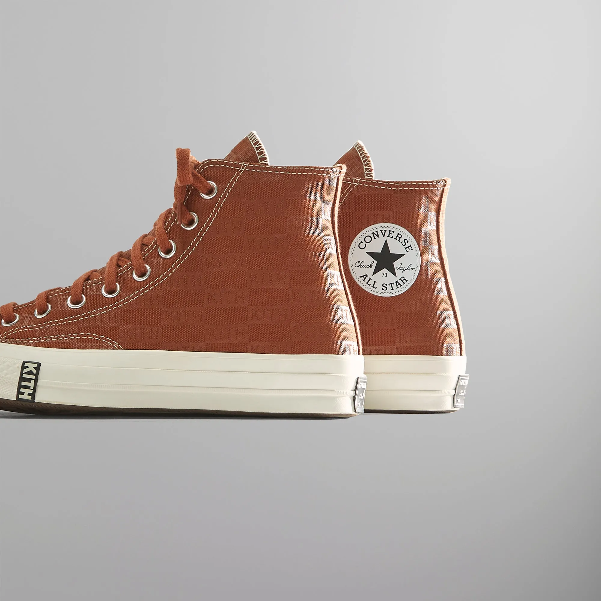 Dancing Heels Breathable Canvas Kith Classics For Converse Ct70 - Gingerbread