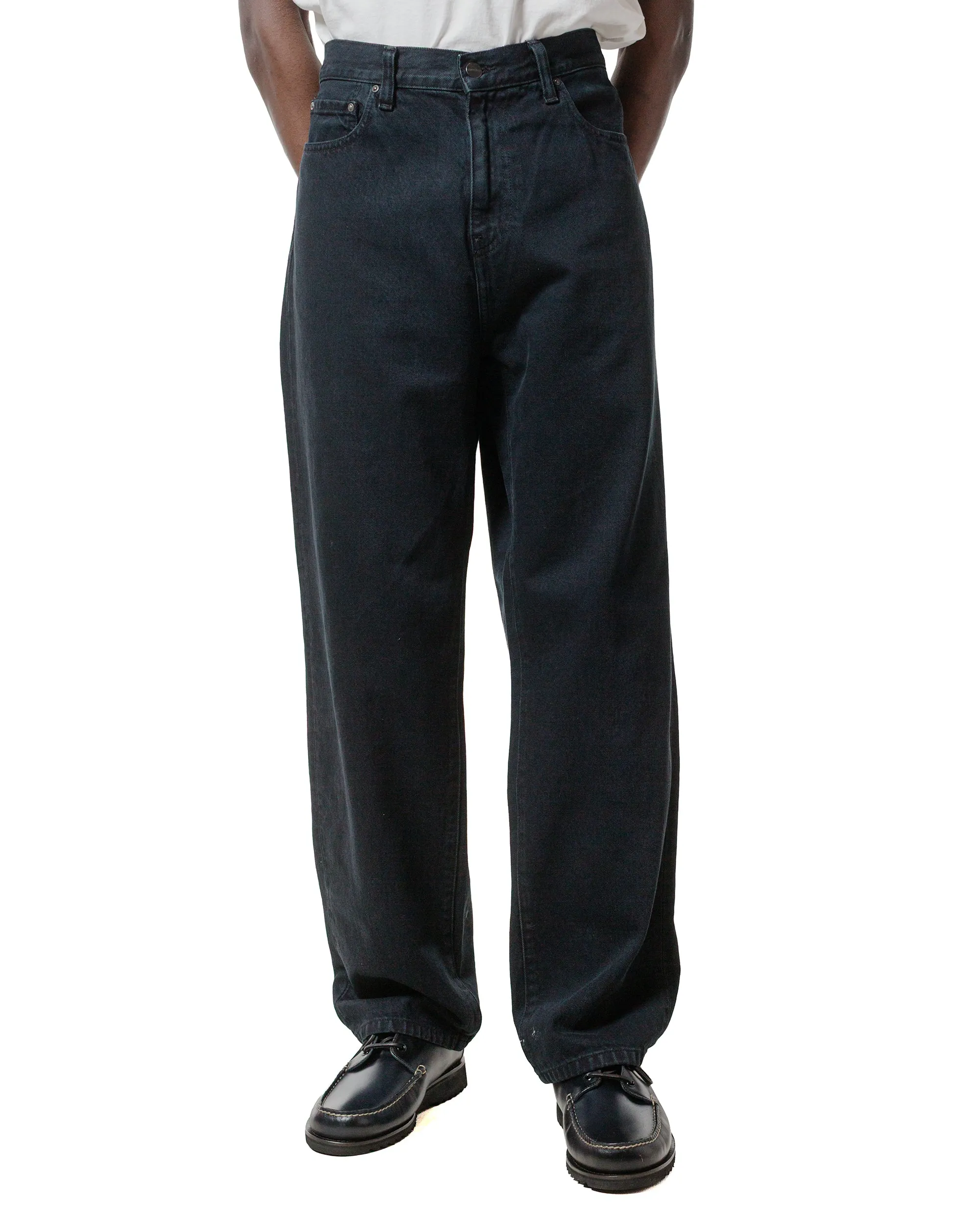 Comfortable Band Striped-Design Carhartt W.I.P. Aaron Pant Blue Midnight Wash