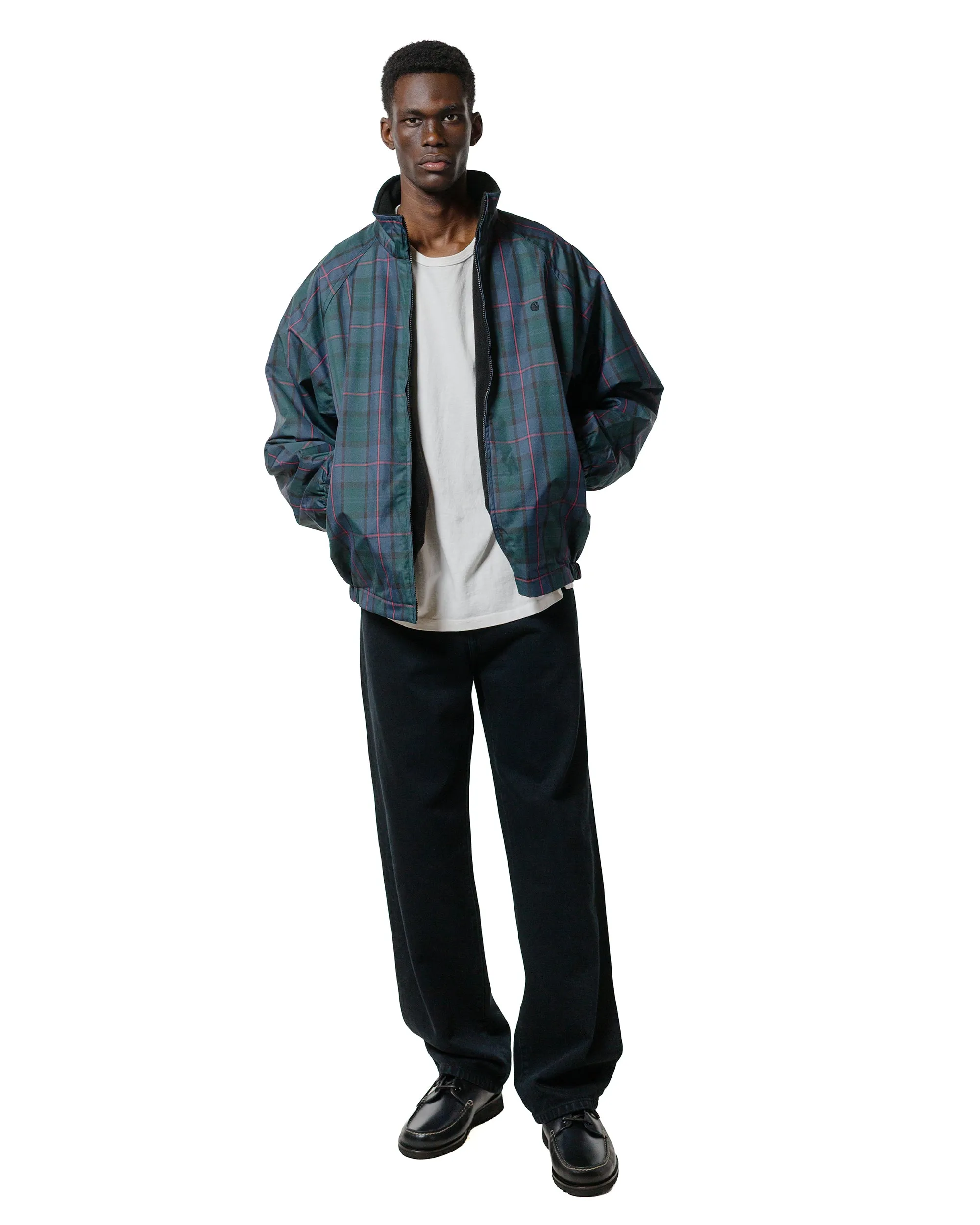 Carhartt W.I.P. Aaron Pant Blue Midnight Wash Yoga Wear Design Electroplating