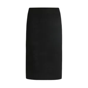 Jupe tube en jacquard tricoté