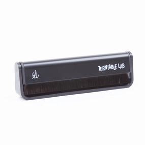 Turntable Lab: Carbon Fiber Anti-Static Record Brush - Black hi-fi digital music server,hi-fi speaker wall mount,hi-fi amp upgrade