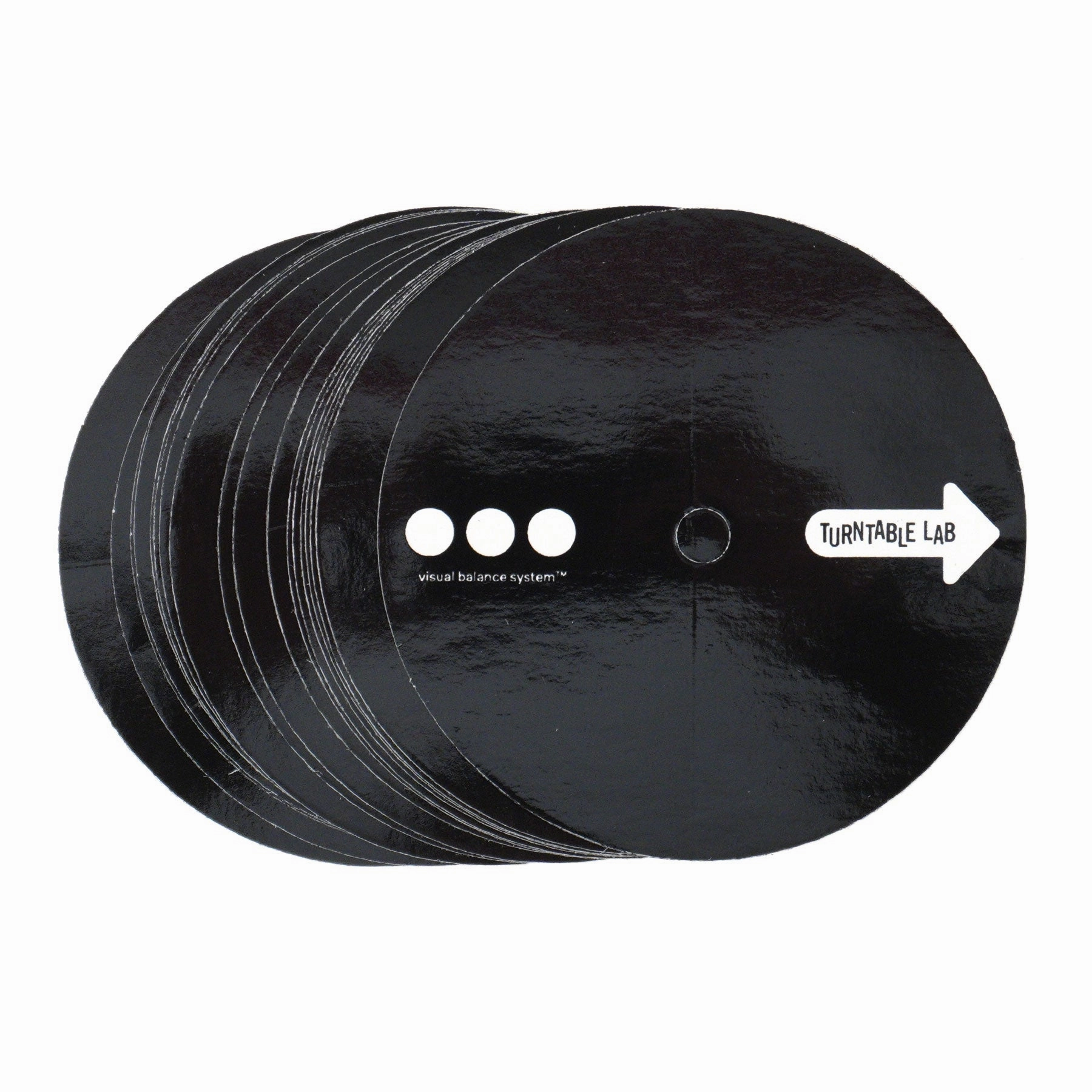 Turntable Lab: Premium Center Label Stickers For DJing (20 Pack)