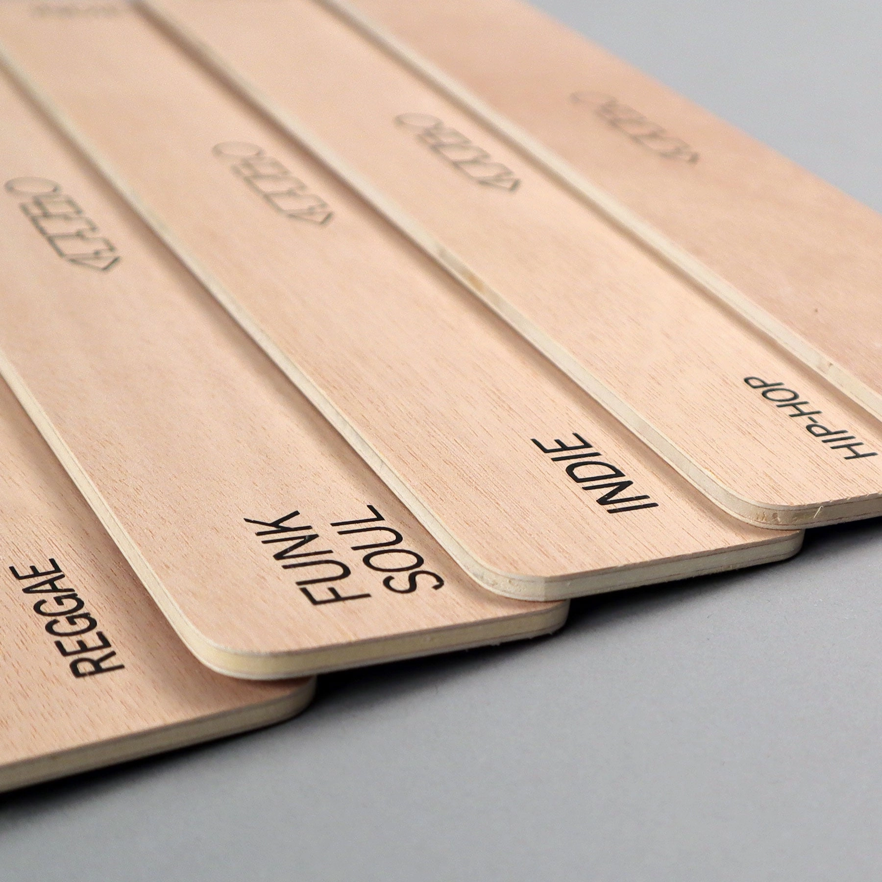 Turntable Lab: Wooden LP Dividers For Vinyl Records - Genre