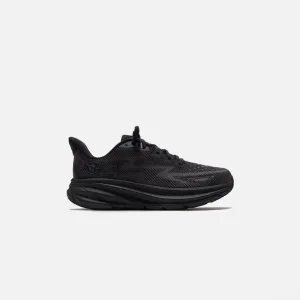 Soft Cushion Material Flexible Hoka Clifton 9 - Black