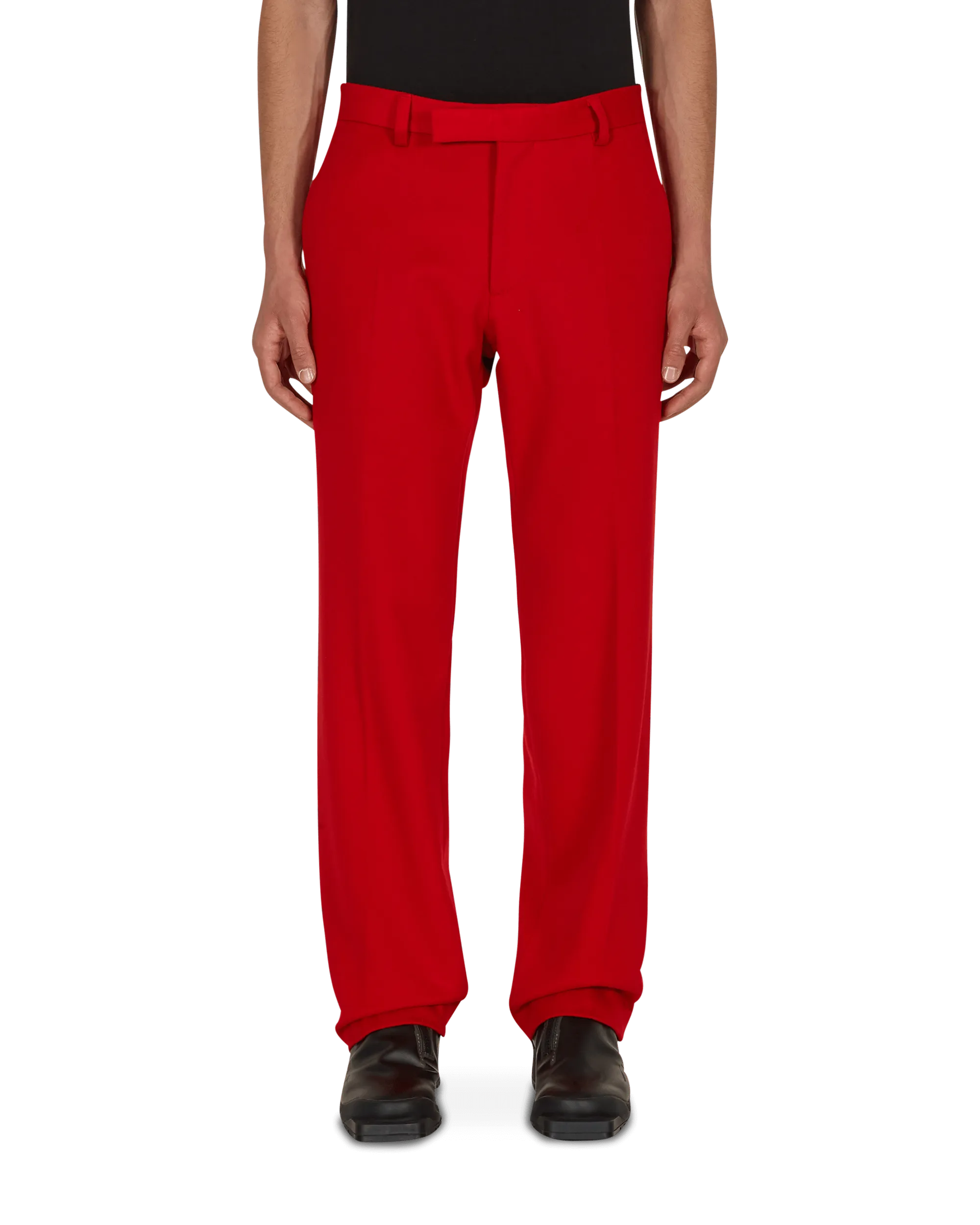 Tycoon Pants Red Suede Shorts