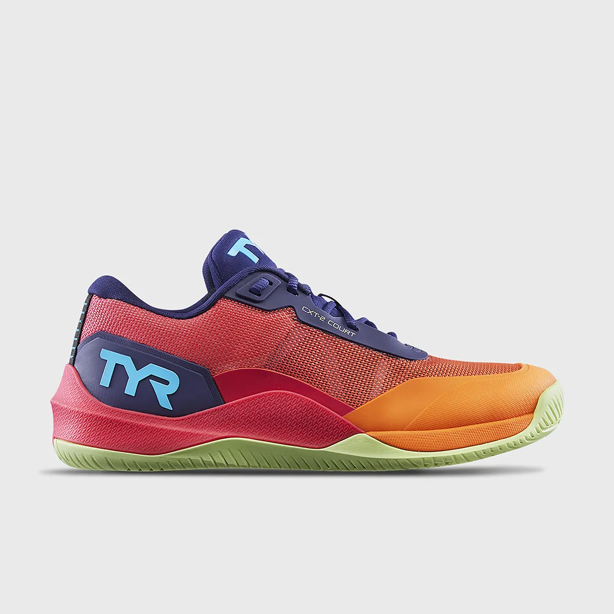 Tyr - Men'S Cxt-2 Court Trainer - Pink Multi Comfort Stunning Smooth Leather Shoe Finish