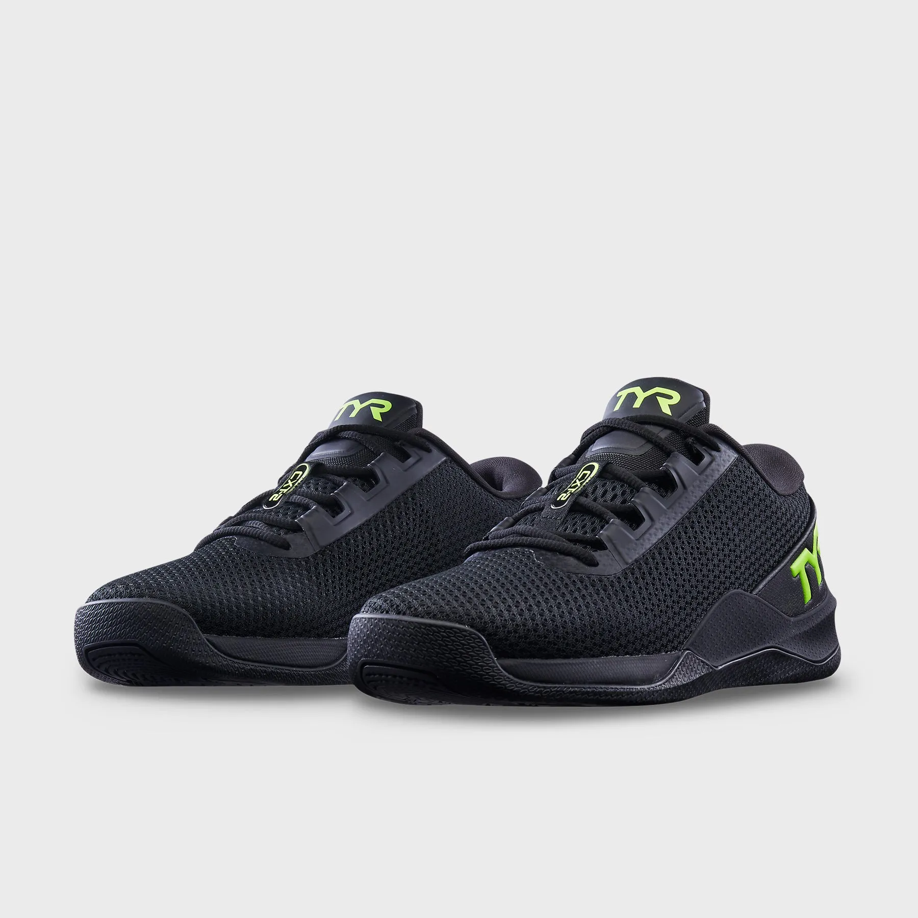 Tyr - Men'S Cxt-2 Trainer - Black/Lime Buckle Side Knit Design