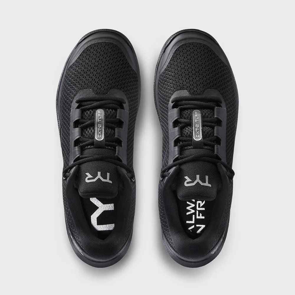 Tyr - Men'S Cxt-2 Turf Trainer - Black Comfortable Velcro Up Flats Boost Technology