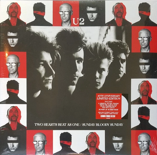 U2  Two Hearts Beat As One / Sunday Bloody Sunday  (Arrives in 4 days ) hi-fi music center,hi-fi speaker grill,hi-fi equipment organizer