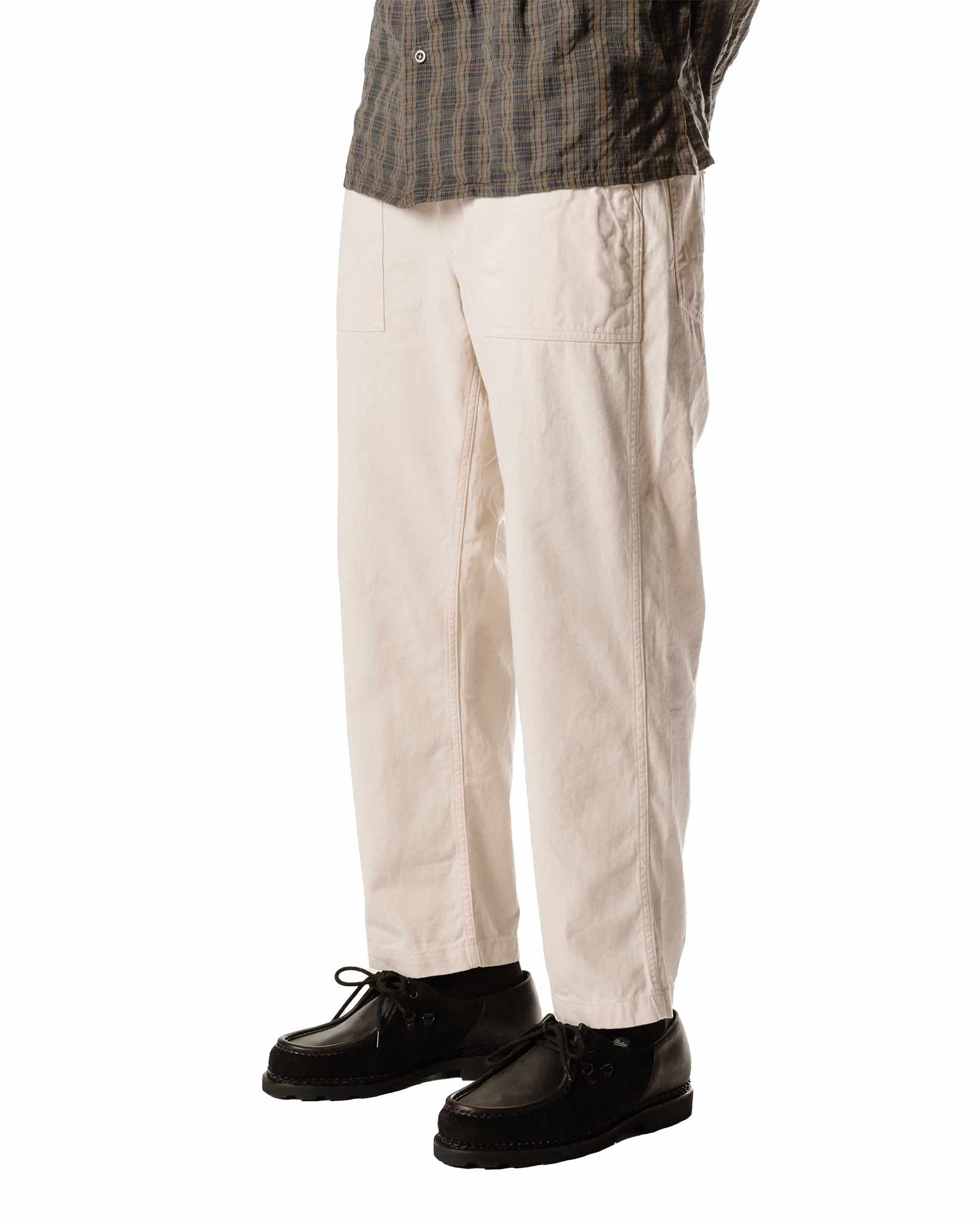 Asymmetric Waist Engineered Garments Fatigue Pant Natural 6.5Oz. Flat Twill