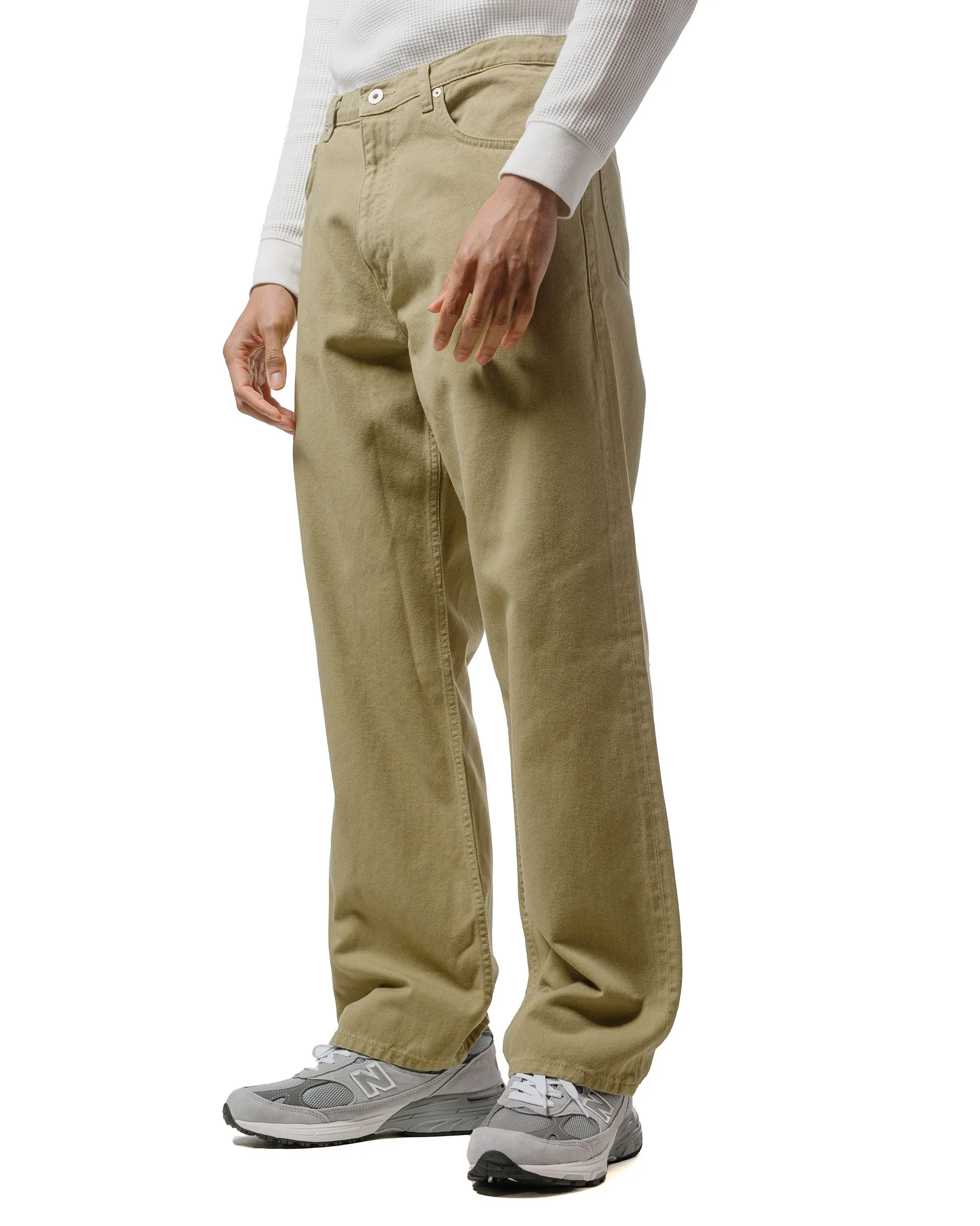 Ceramics Plating Finish Norse Projects Mogens Relaxed 5 Pocket Heavy Twill Moss Green