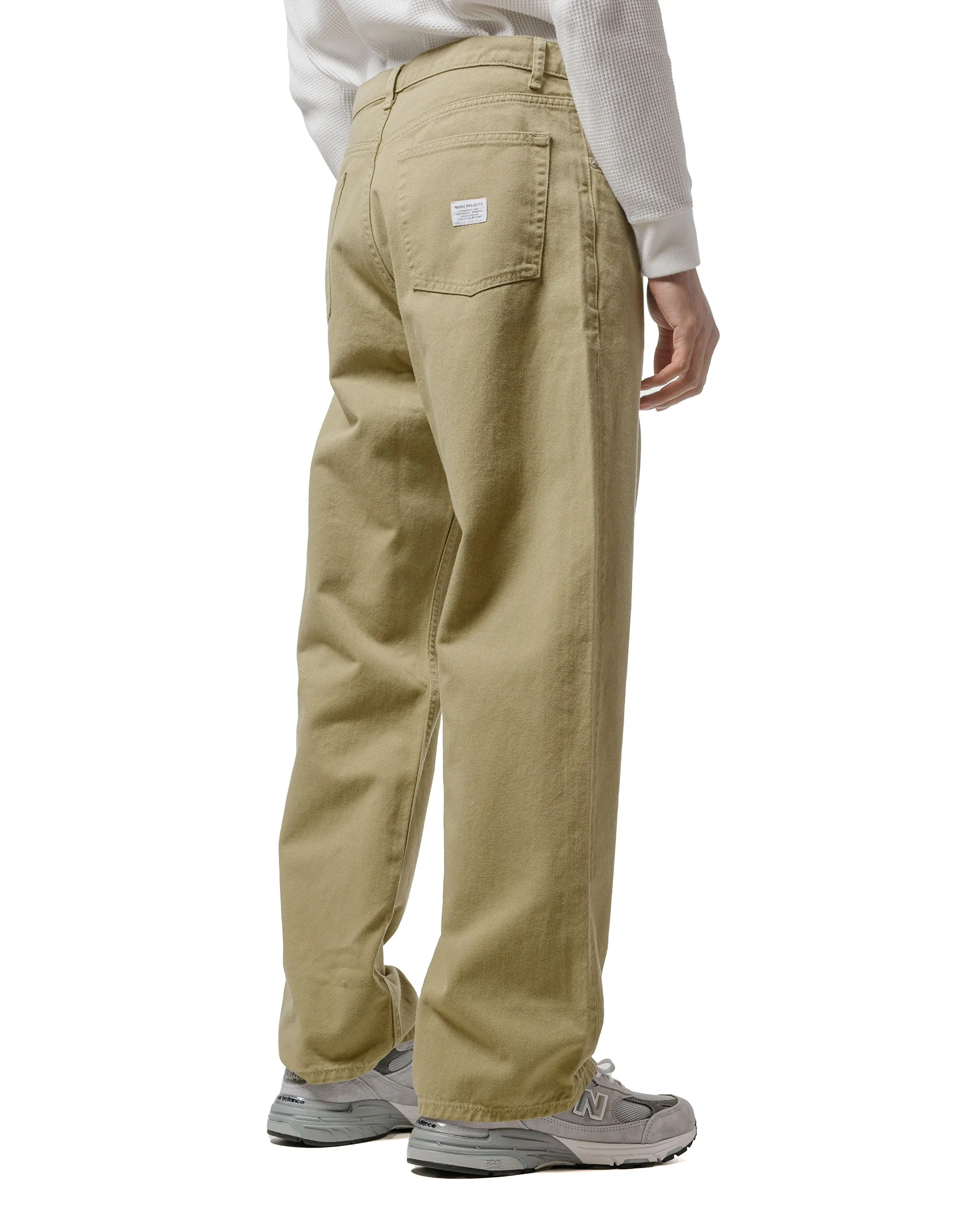 Ease Of Storage Norse Projects Mogens Relaxed 5 Pocket Heavy Twill Moss Green
