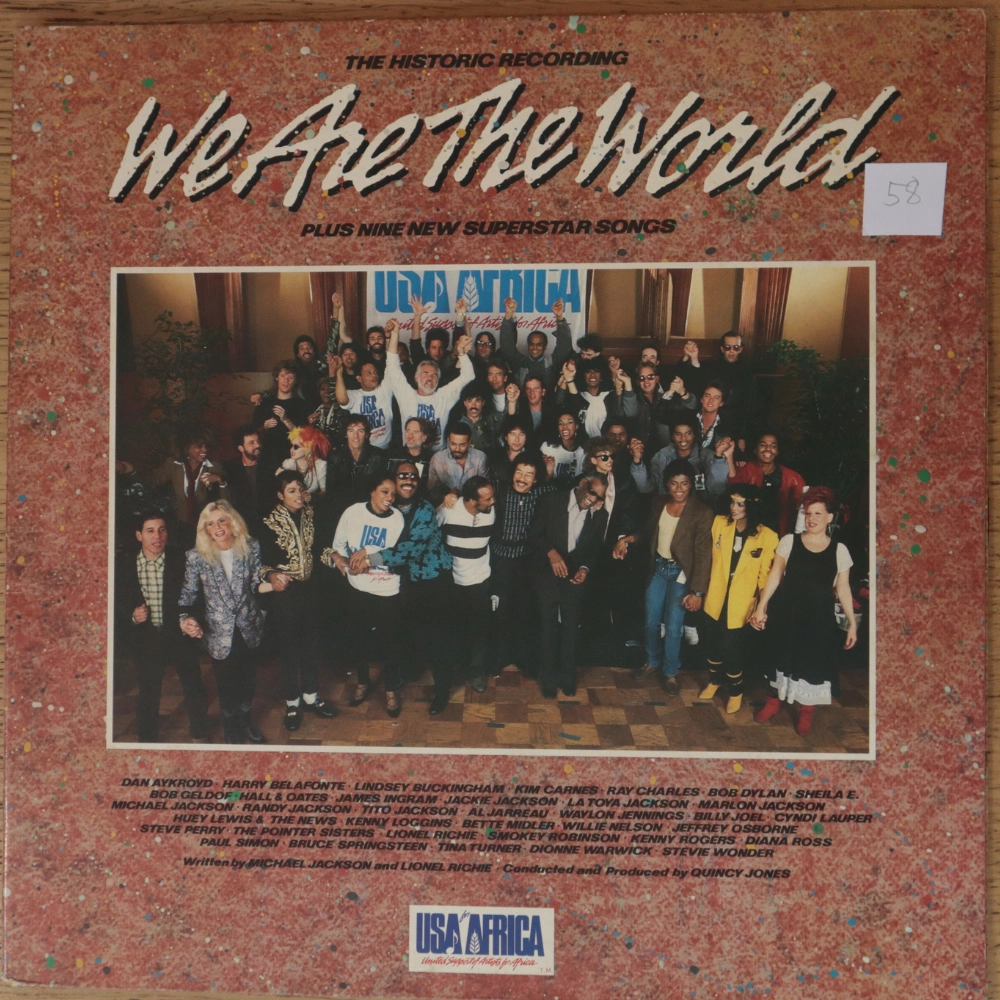 USA For Africa  We Are The World (Used Vinyl - VG) VJ Marketplace