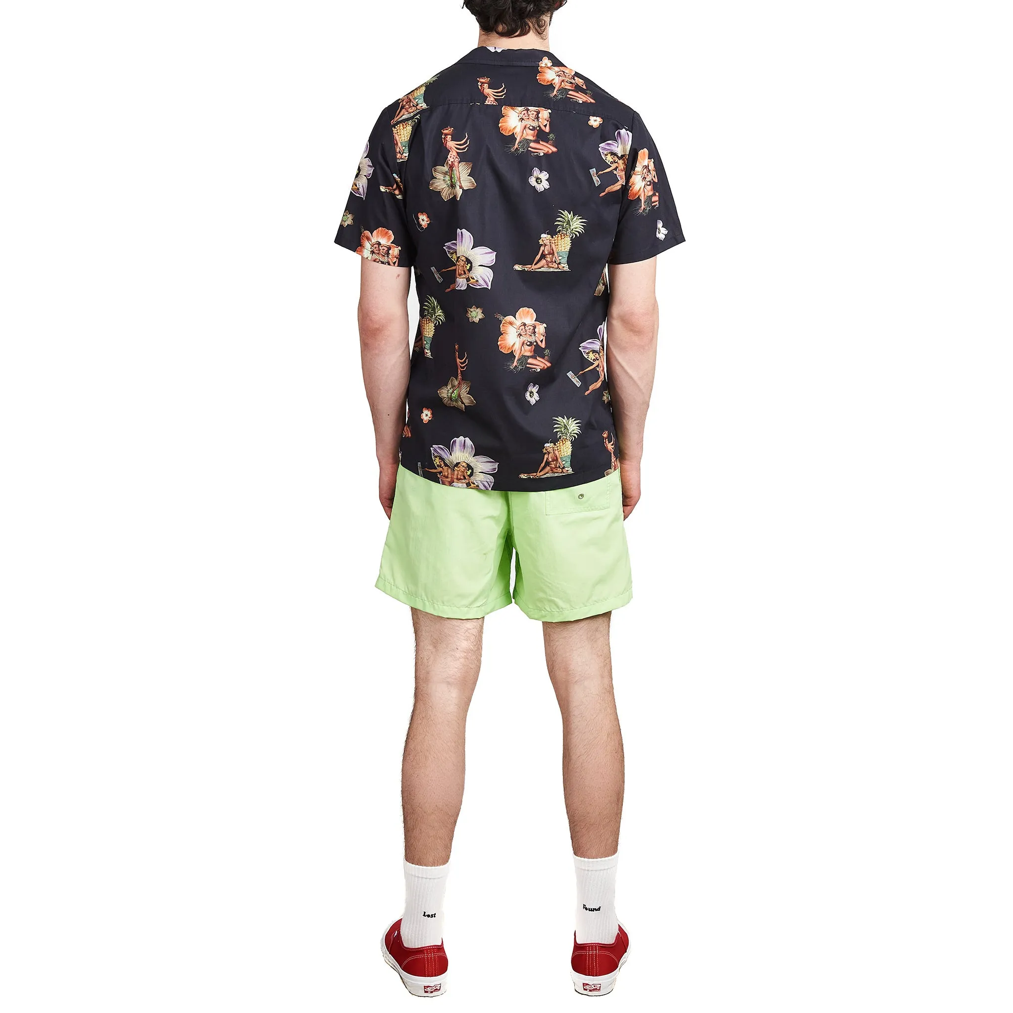 Anti-New World Order Gardening Feature Bather Solid Pistachio Swim Trunk