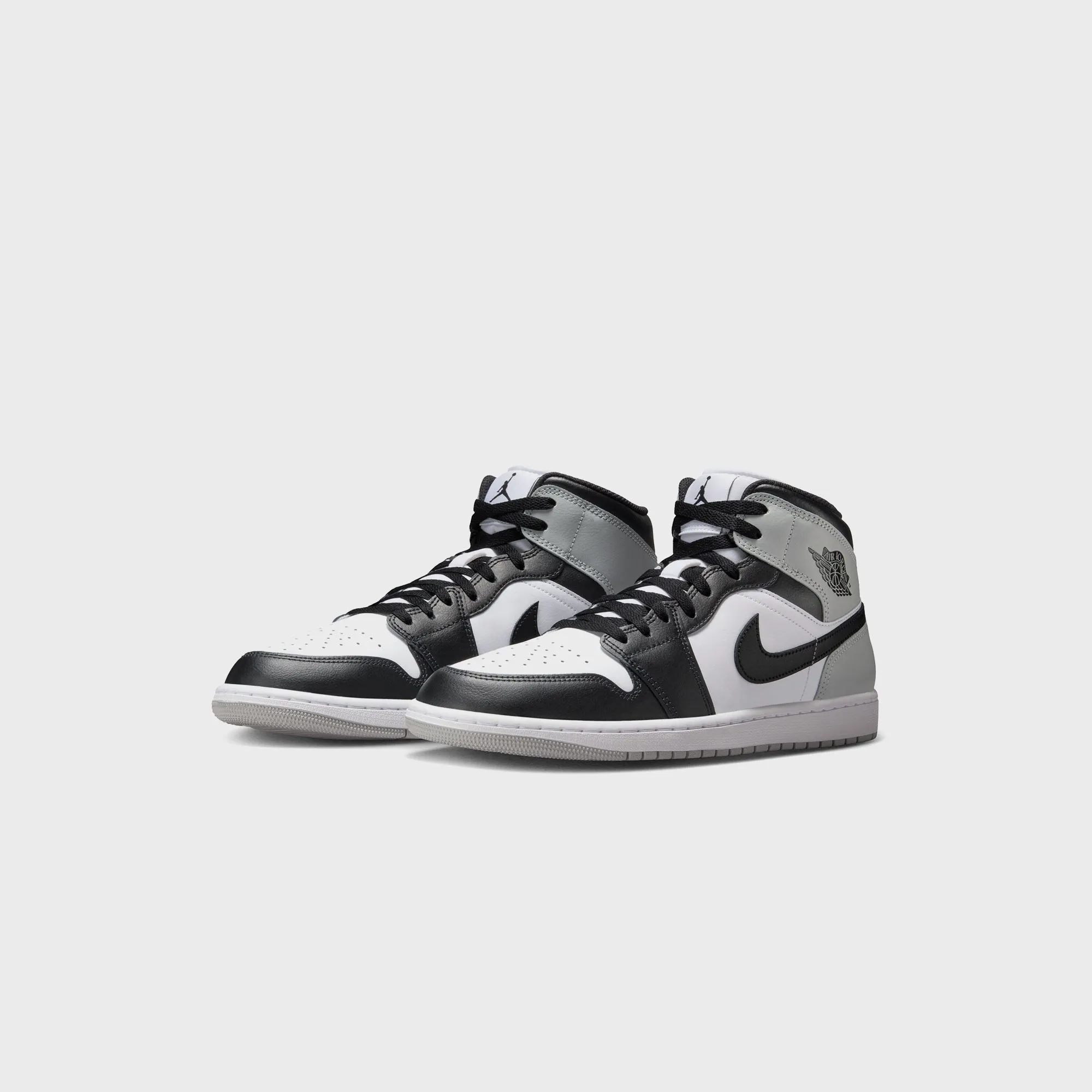 Easter Sale Jordan Air Jordan 1 Mid - White / Black / Light Smoke Grey
