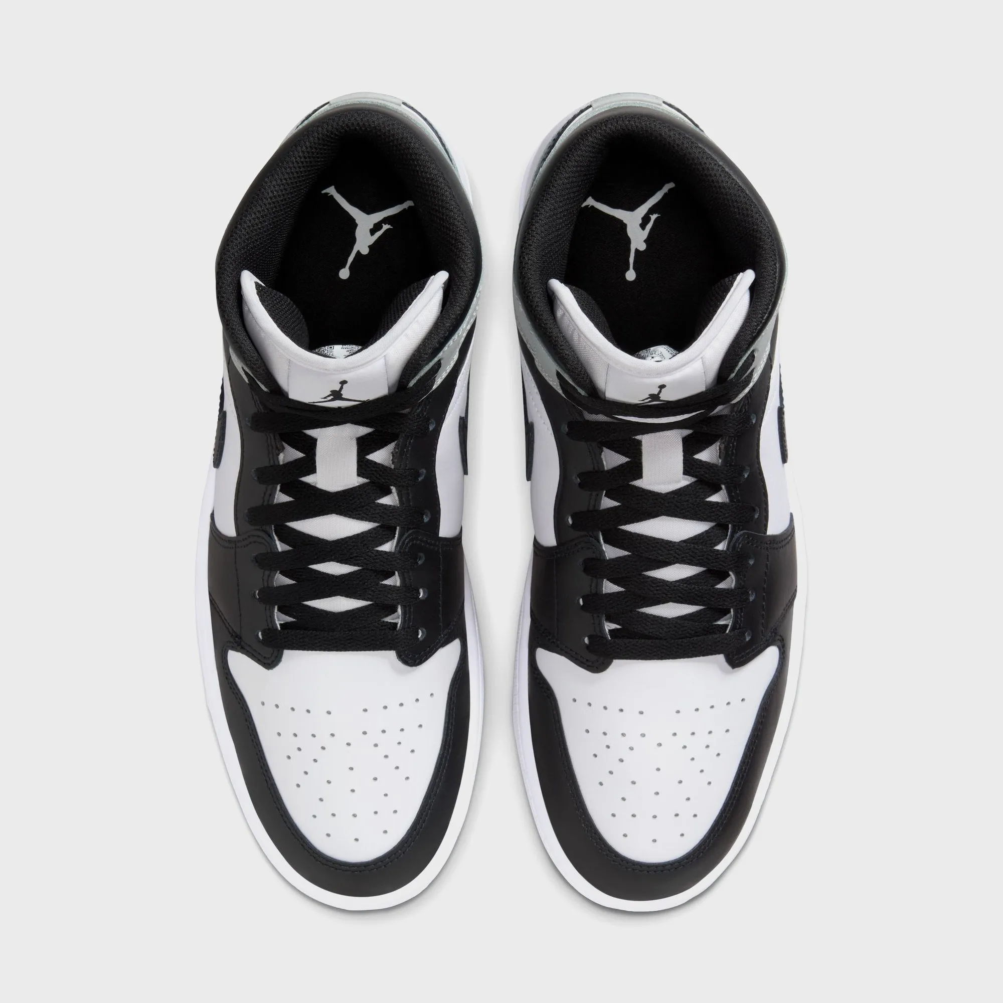 Memorial Day Sale Rule the Streets Jordan Air Jordan 1 Mid - White / Black / Light Smoke Grey