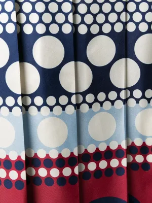 Jupe Valentino à rayures et pois