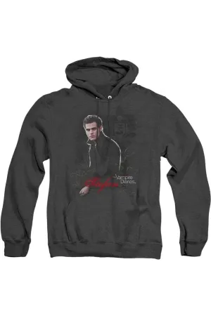 Vampire Diaries Stefan Sweat à capuche adulte Heather