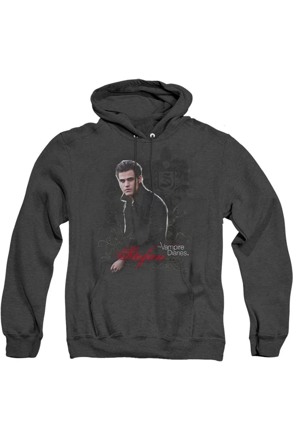 Vampire Diaries Stefan Sweat à capuche adulte Heather