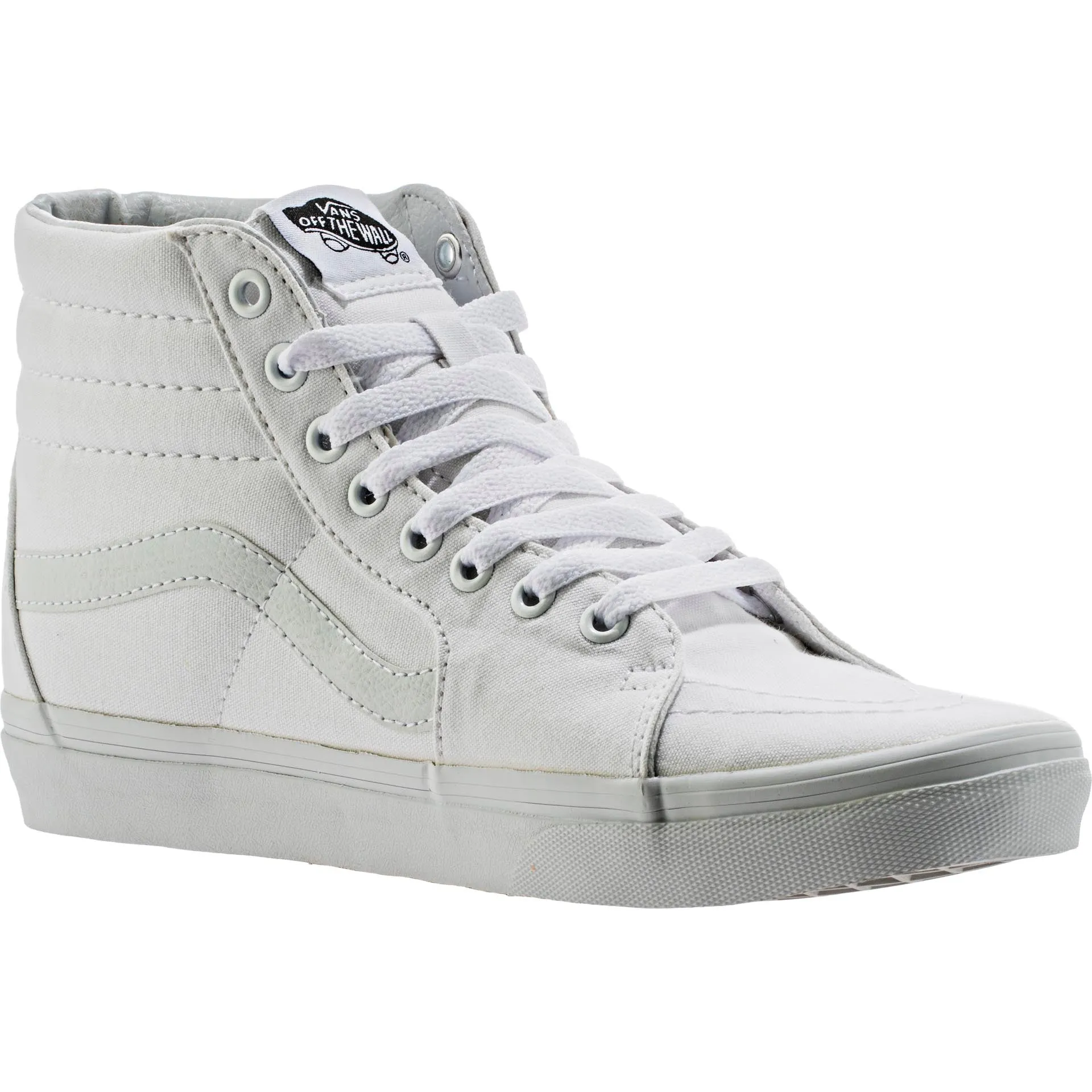 Slip-On Adjustable Feature Feature Style Sitting Vans Canvas Sk8 Hi Mens Skate Shoe - True White