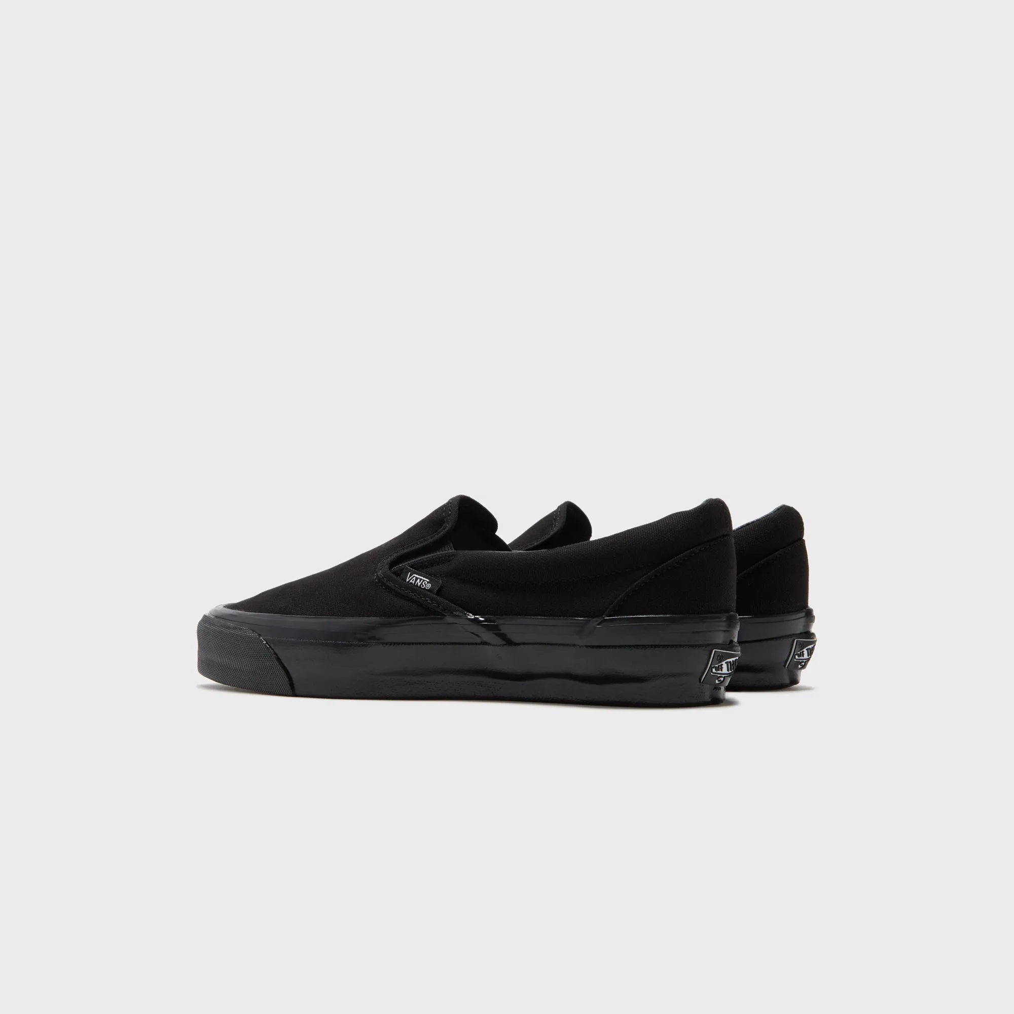 Vans Classic Slip-On Reissue 98 Lx - Black Smooth Sole Design Concept Molded Structure