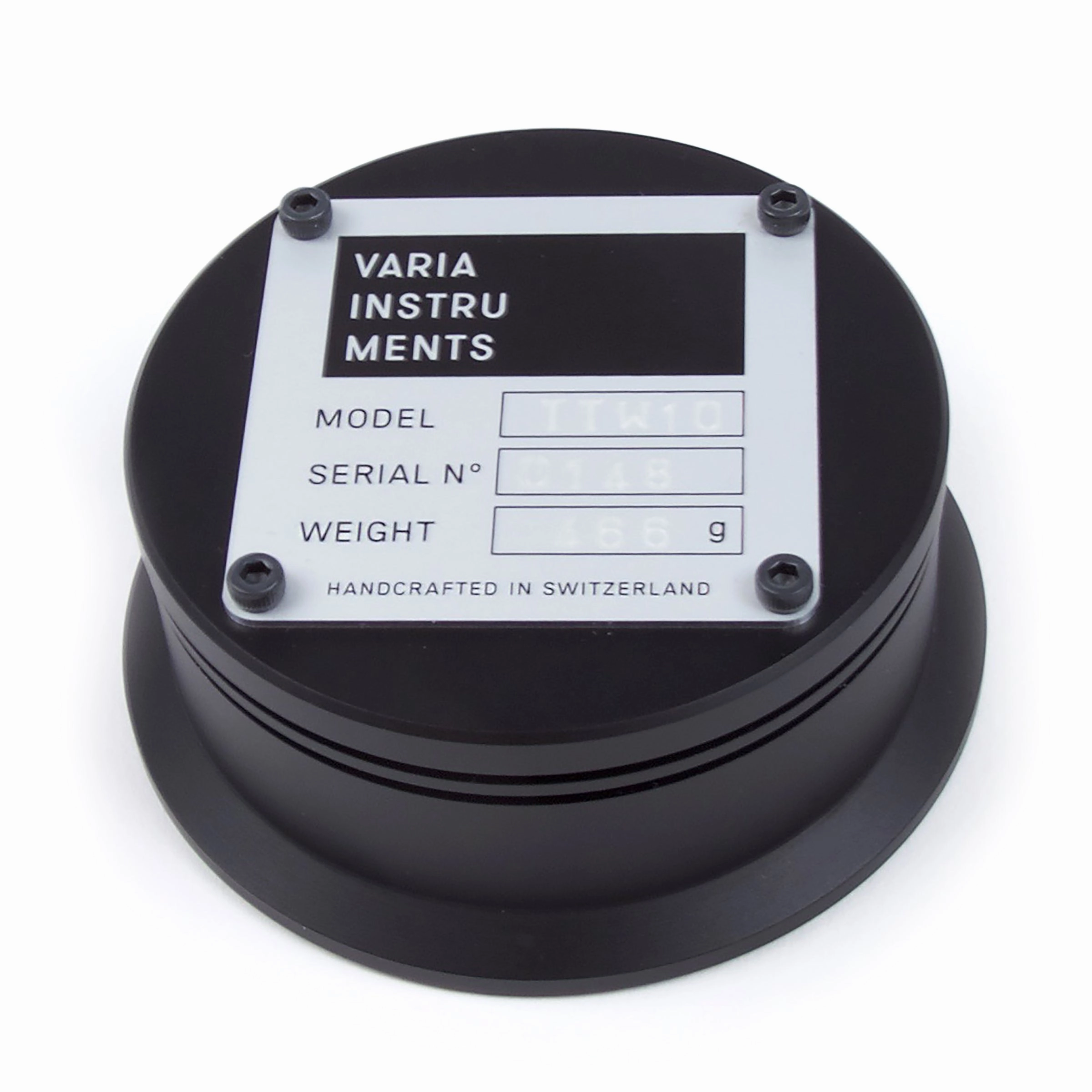 Varia Instruments: TTW10 Turntable Weight for 12"   7" Records