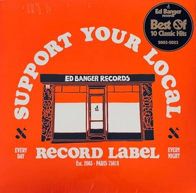 Various  Support Your Local Record Label (Ed Banger Records Best Of 2003-2023) (Arrives in 4 days) hi-fi music center,hi-fi speaker grill,hi-fi equipment organizer