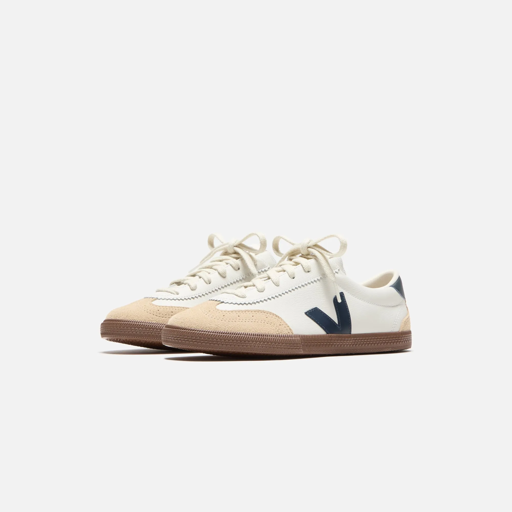 Supportive EVA Midsole Comfort Piece Veja Volley - White Nautico / Bark
