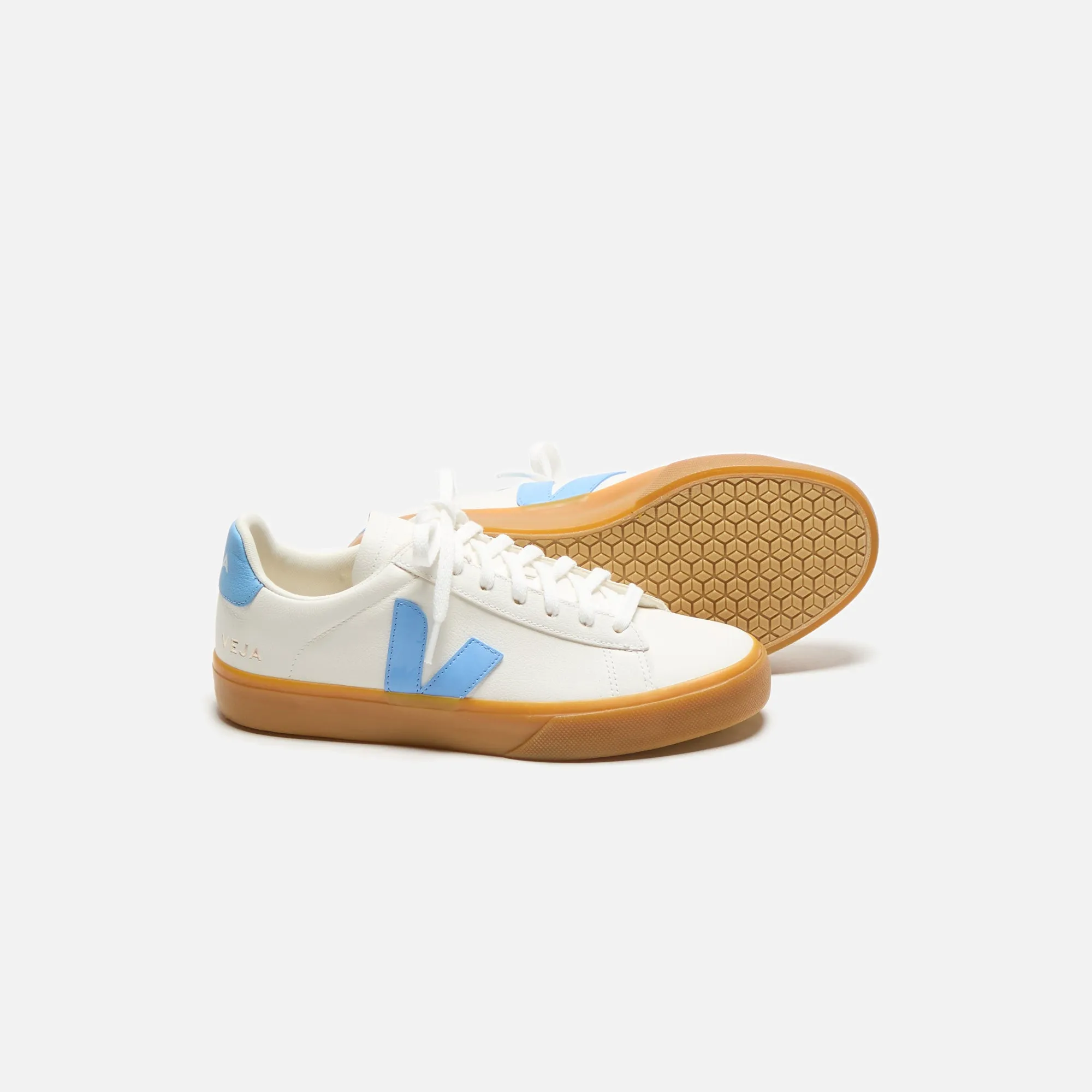 Authorized Design Comfortable Concrete Veja Wmns Campo - Extra White / Aqua