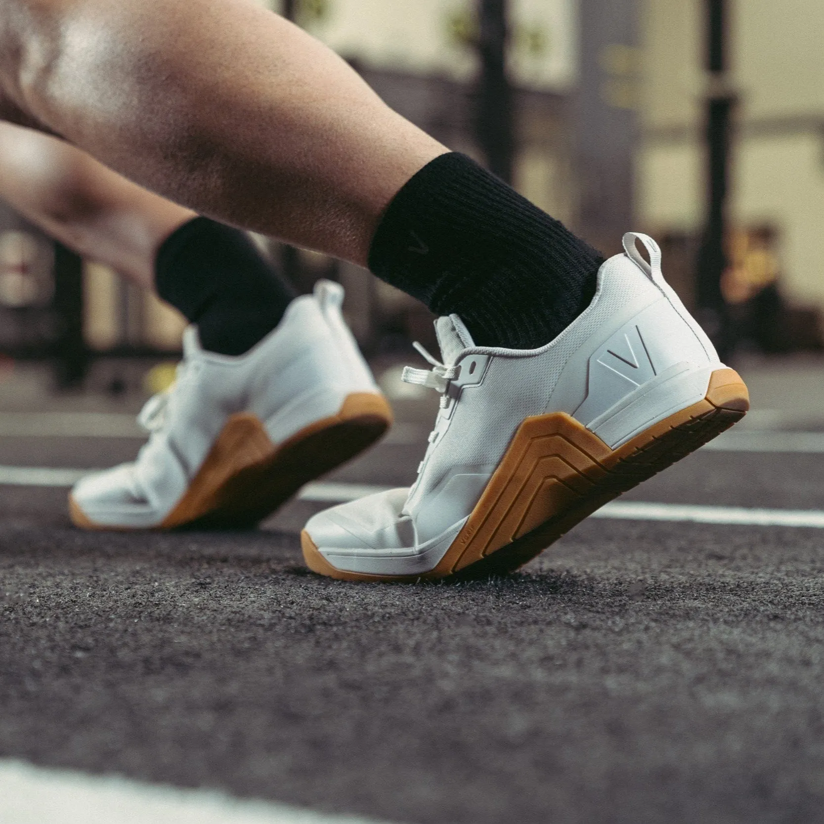 Velites - Hybrid 1.0 - White/Gum Embossed Leather
