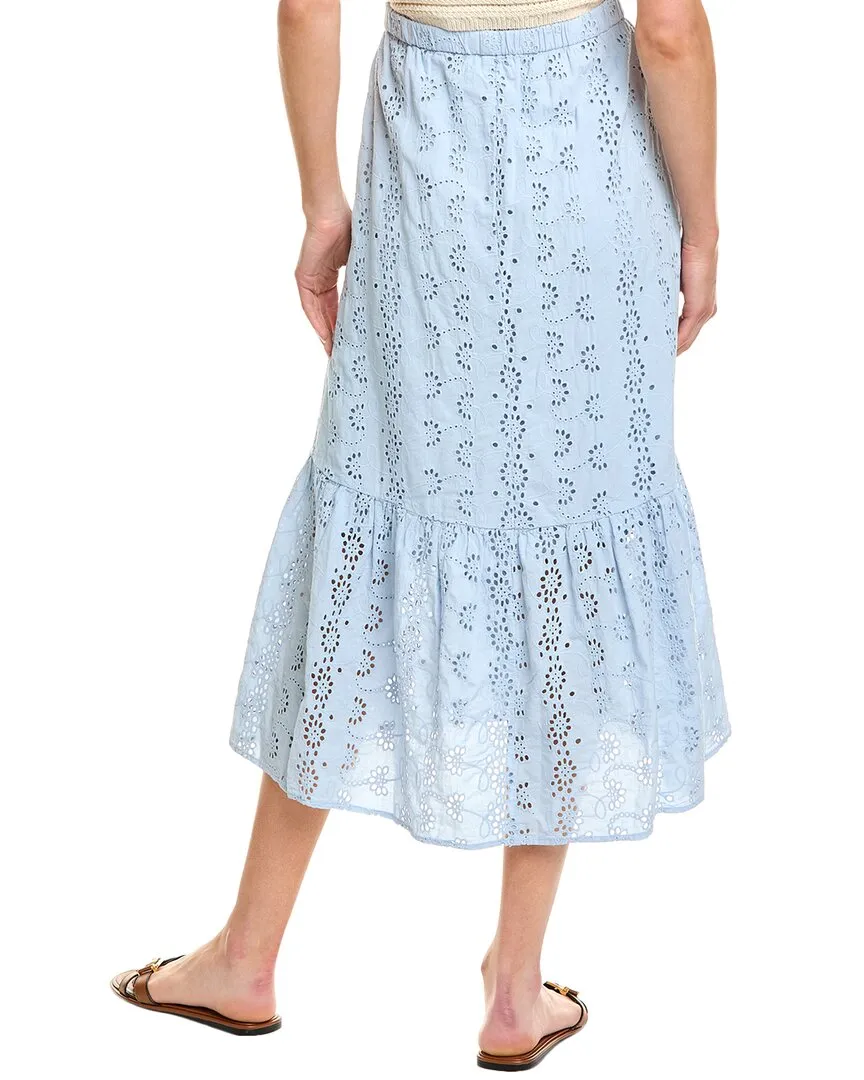 Jupe Longue Amelia en Velours par Graham & Spencer