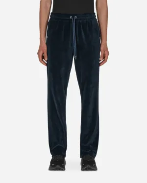 Velvet Sweatpants Blue Comfortable Skiwear Paper