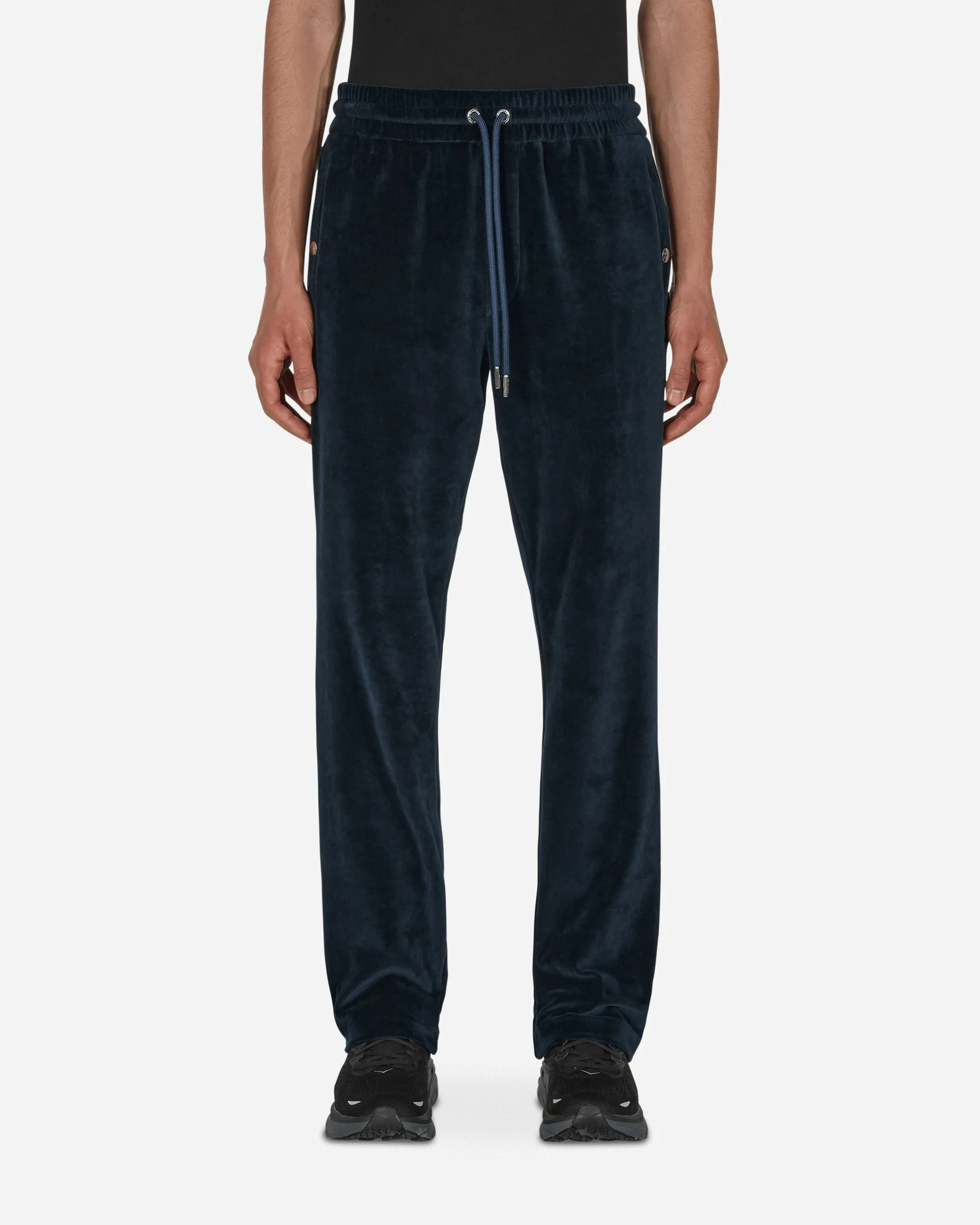 Velvet Sweatpants Blue Comfortable Skiwear Paper
