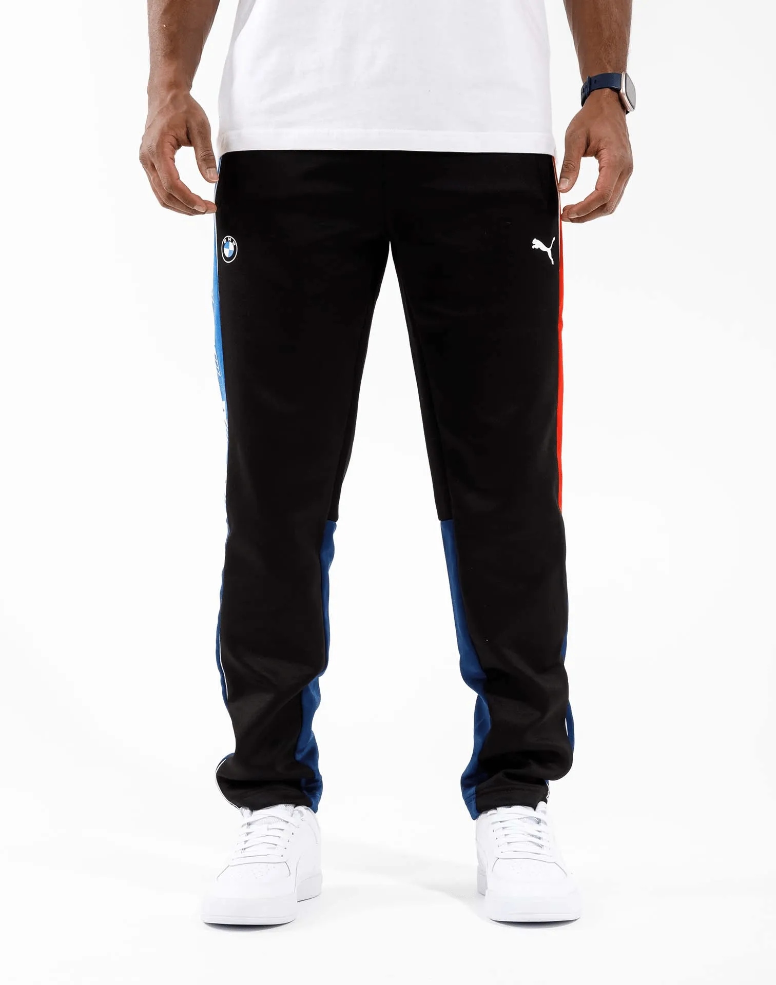 Men'S Bmw Motorsport T7 Track Pant Herringbone Trim
