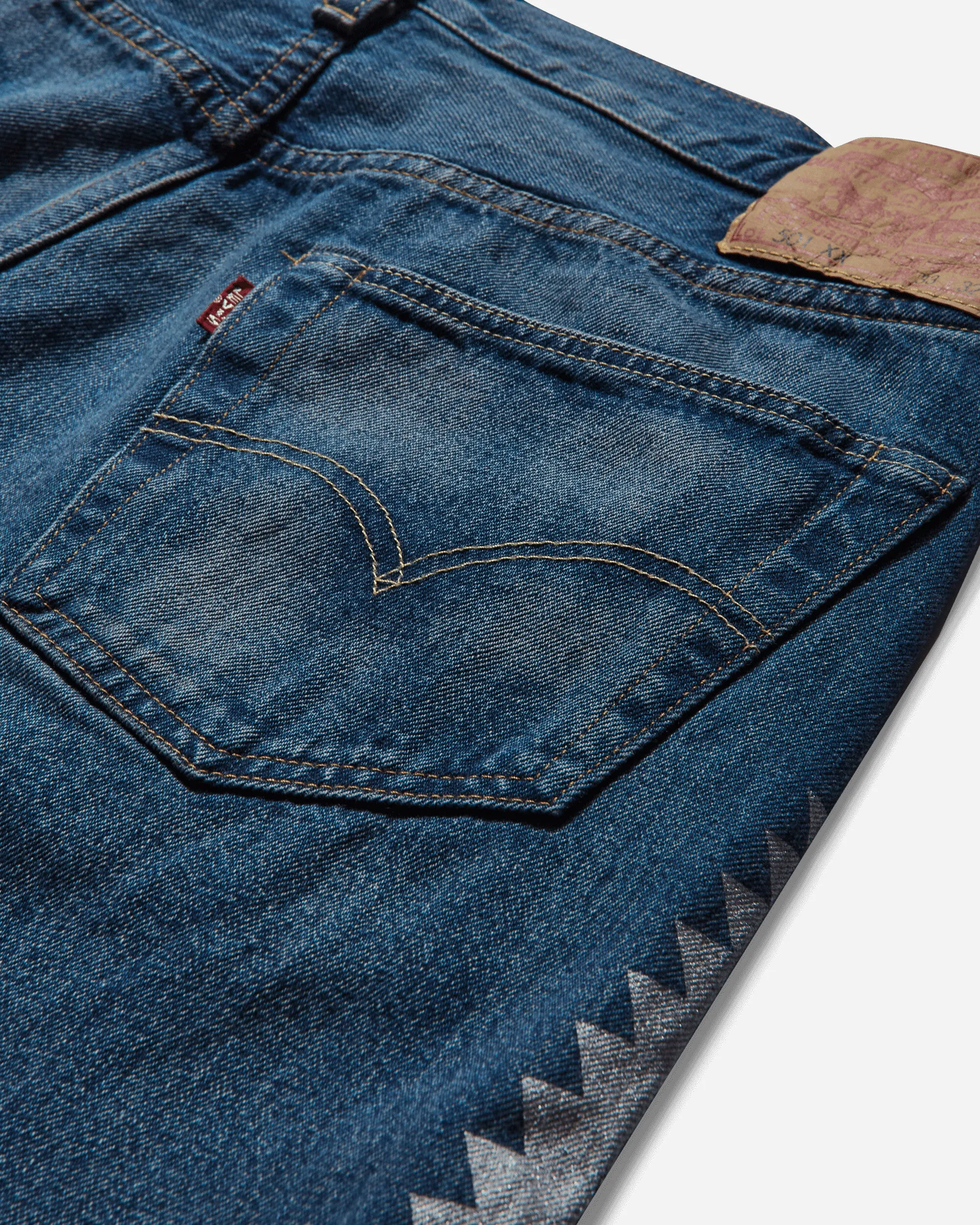 Comfortable Stretch Recovery Comfort And Anti Shrink Slam Jam 501 1955 Custom Jeans Blue Stone Washed