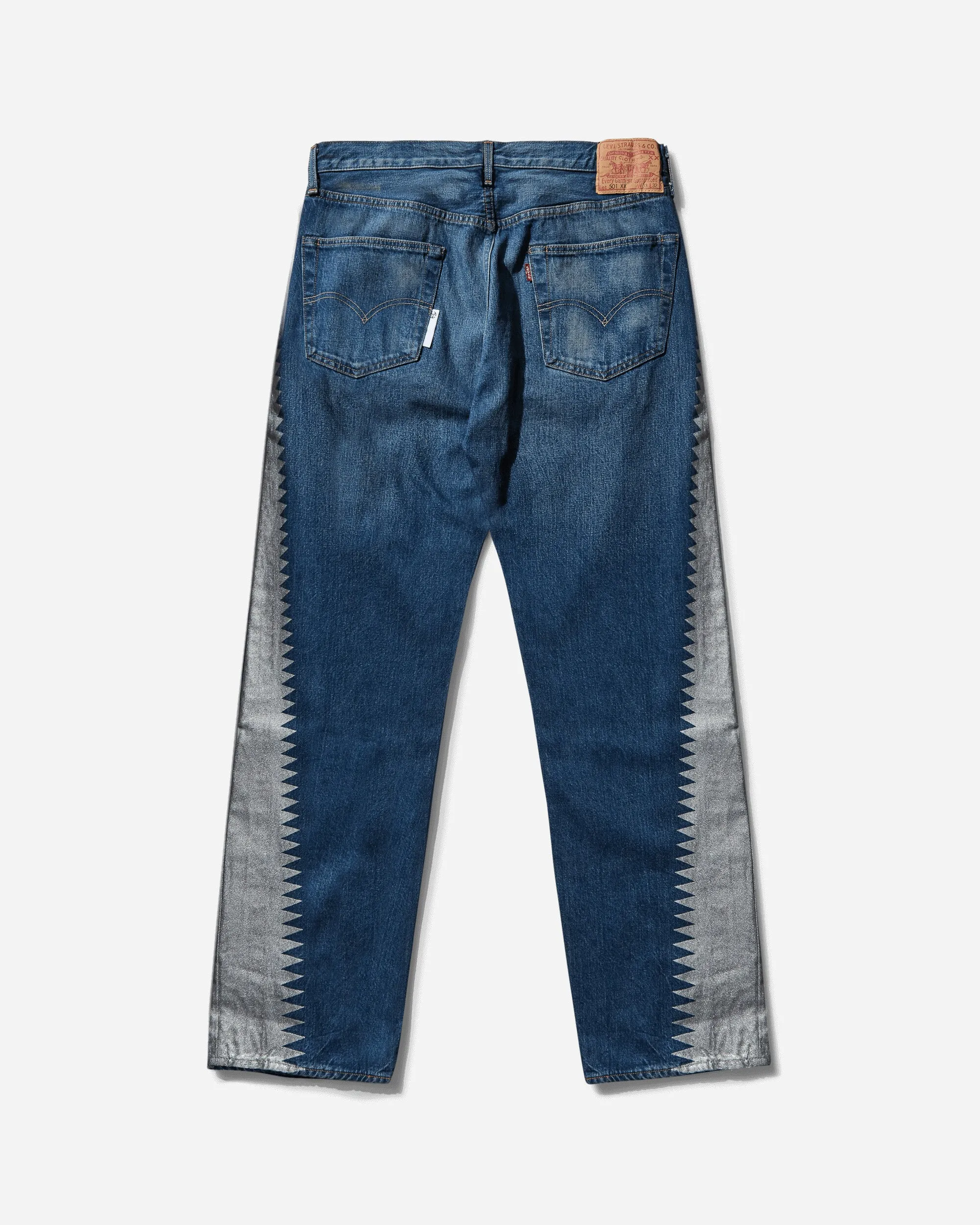 Slam Jam 501 1955 Custom Jeans Blue Stone Washed Soft Pocket