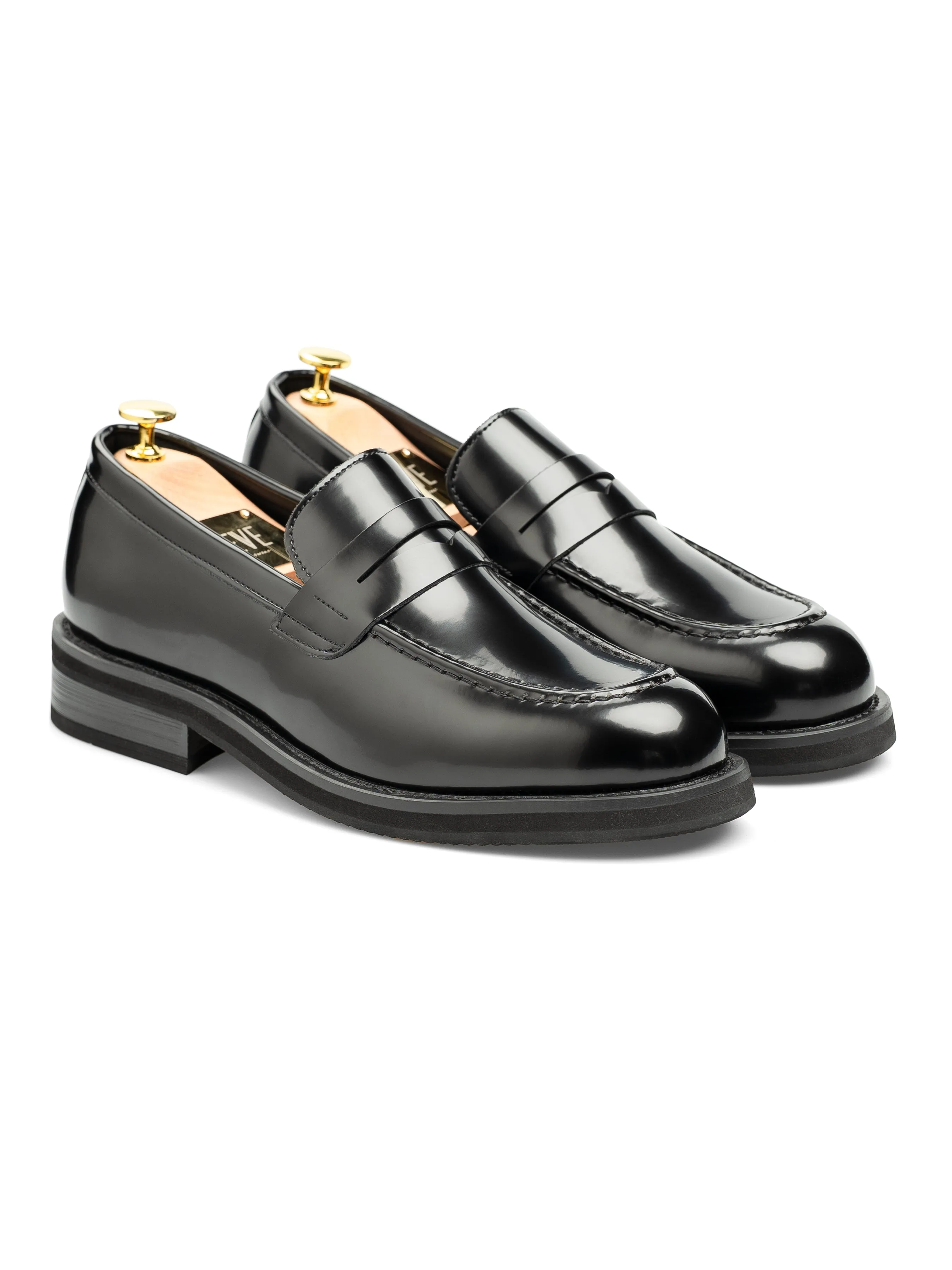 Stretch Performance Vincero Penny - Black Patent Leather