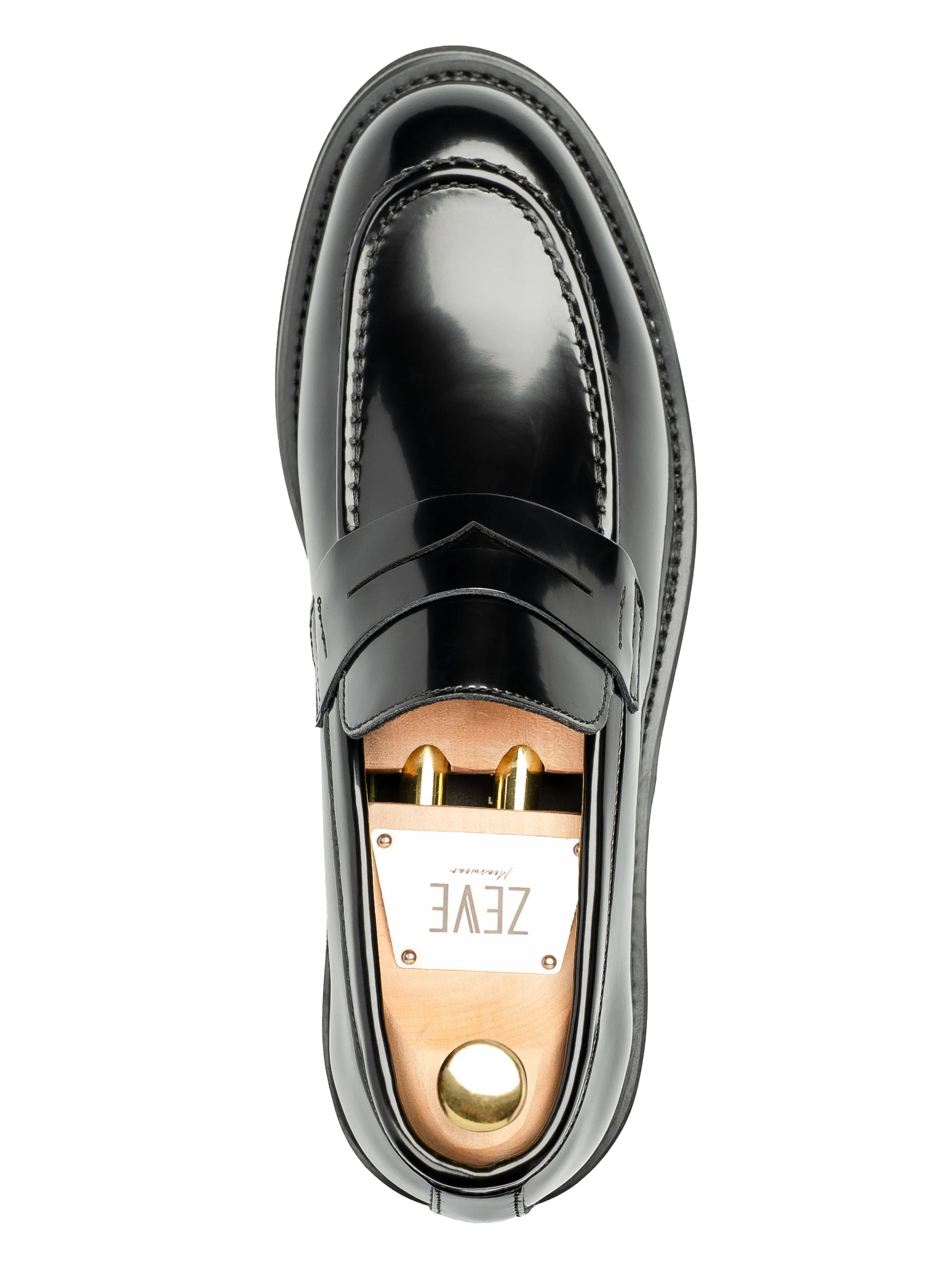 Comfort Aerodynamic Vincero Penny - Black Patent Leather