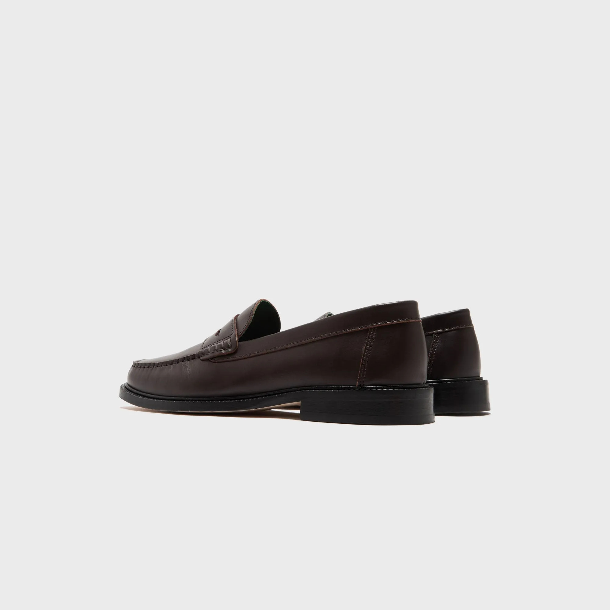 Vinny'S Yardee Moccasin Loafer - Brown Nappa Leather Anti-Slip Tread Comfort Outsole